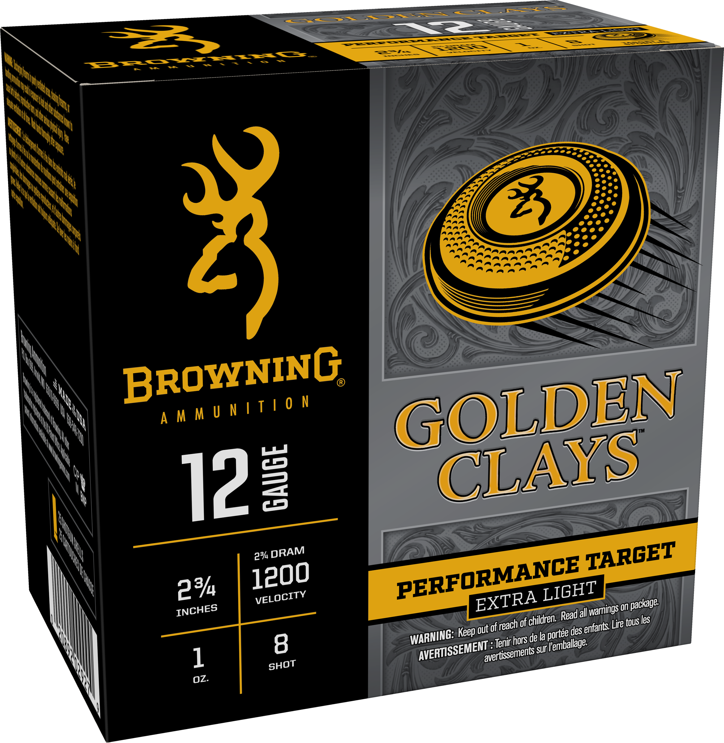 BRNA BGC12L8 GLDN CLAYS 12G 2.75 8 1 25/10