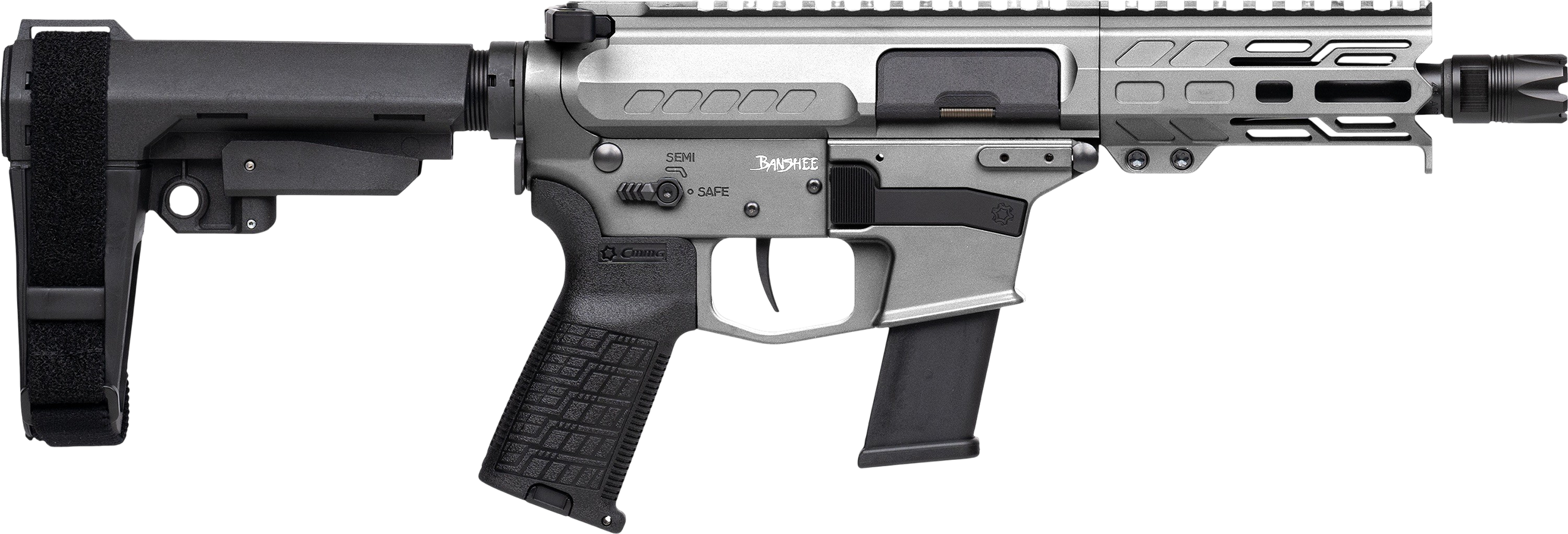 CMMG 45A150FTNG Banshee FE MkG 45 ACP 13+1 5in Black Nitride Threaded Barre