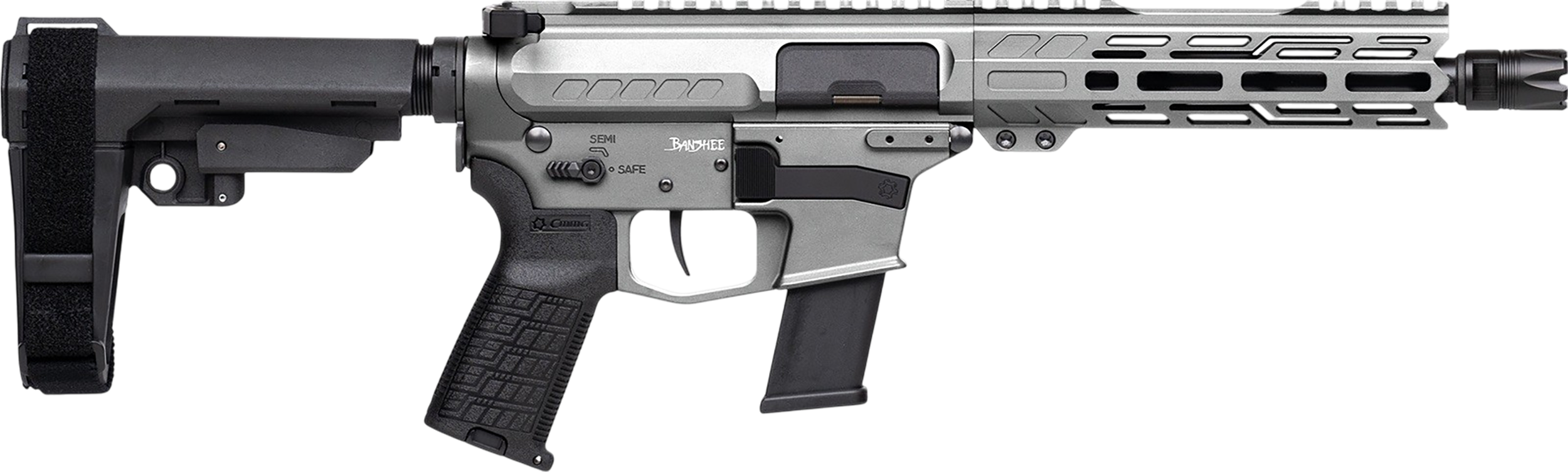 CMMG 45A890FTNG Banshee FE MkG 45 ACP 13+1 8in Black Nitride Threaded Barre