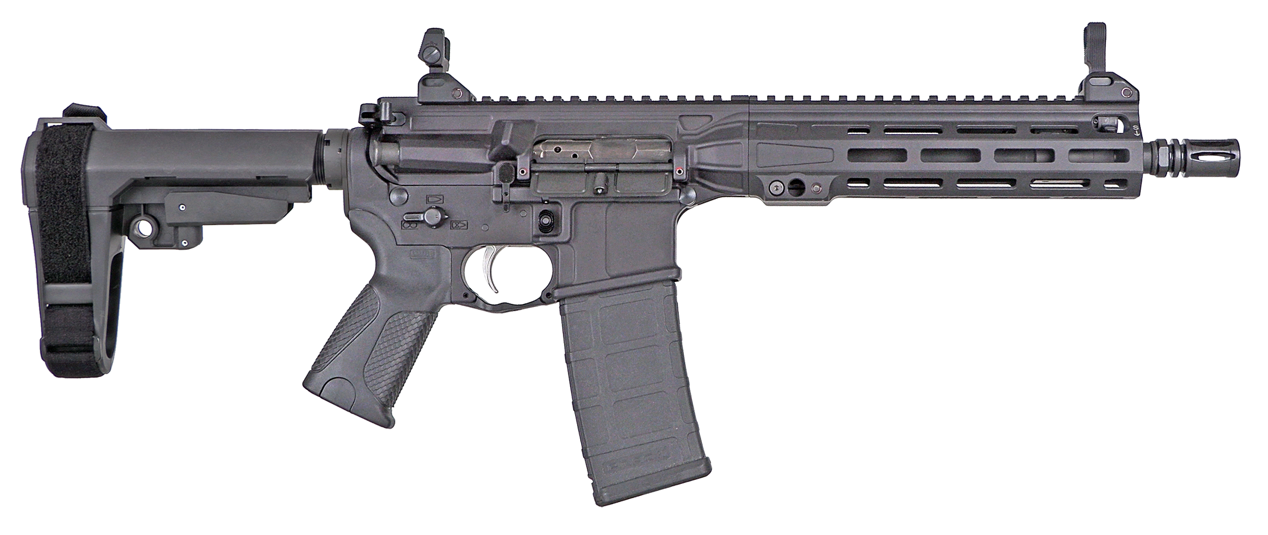 LWRCI ICMKIIP5B10SBA3 PST 556 SBA3 BRC 10.5 BLK