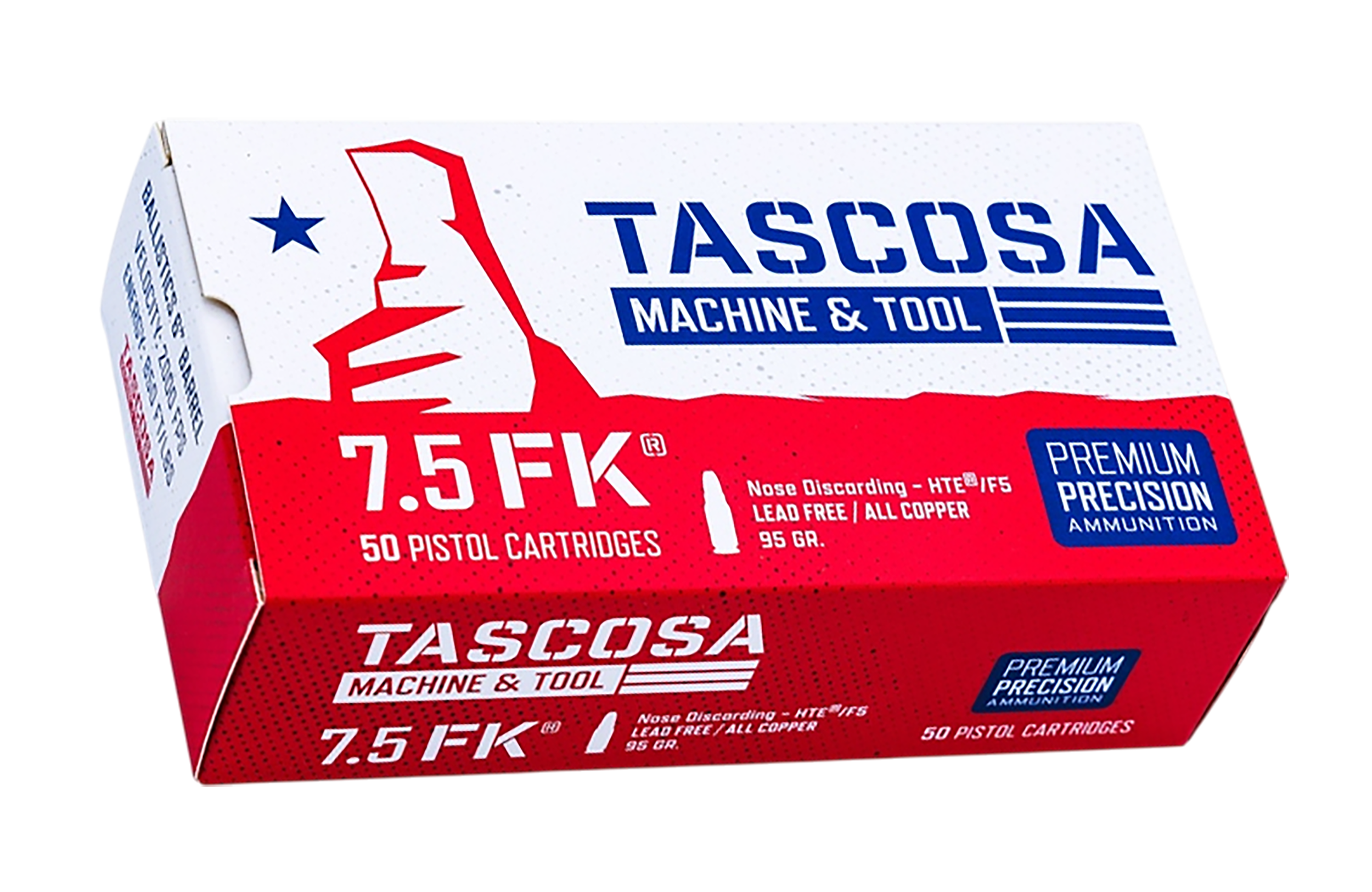 TMT AMMO F5 7.5 FK AMMO 95G HP LF 50/12