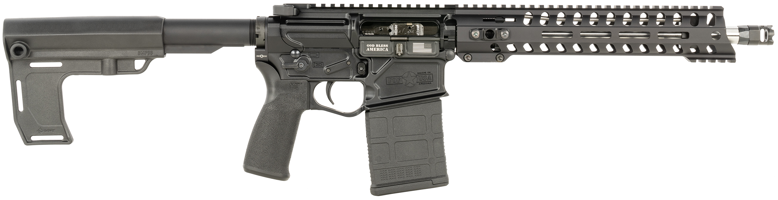 POF 1665 ROGUE BRACE 12.5 20R 308 BLK