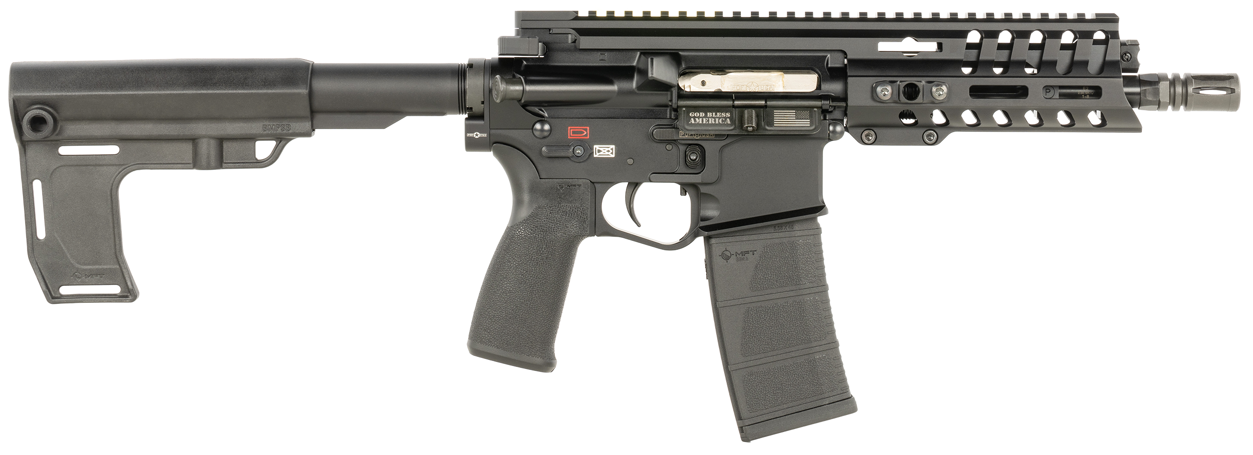 POF 2169 P415 EDGE 556 7.25 30R BRACE BLK
