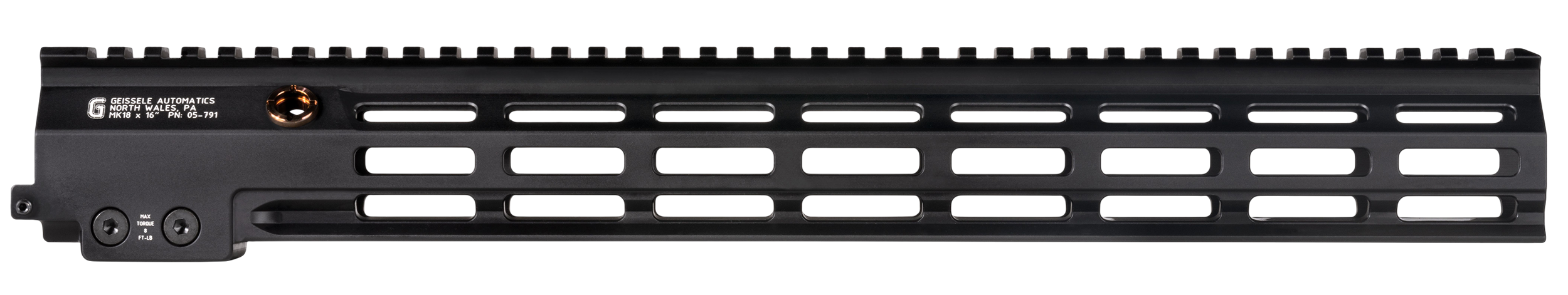 GEISSELE 05-791B MK18 SPR MODLAR MLOK 16.5 BLK