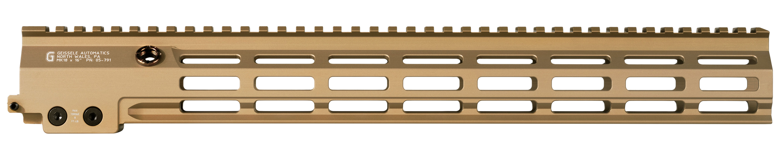 GEISSELE 05-791S MK18 SPR MODLAR MLOK 16.5 DDC