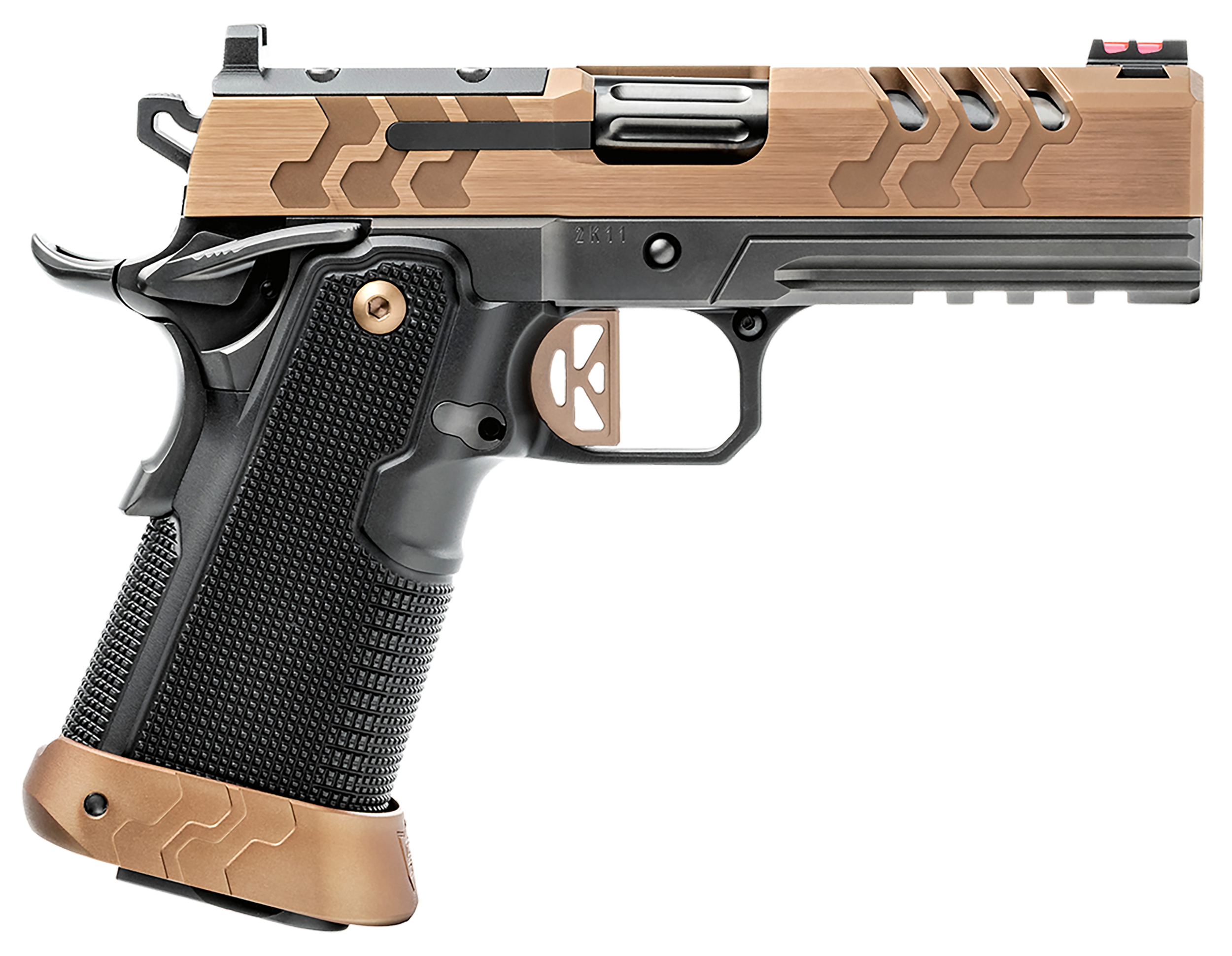 Kimber 3500063 2K11 Pro Coyote 9mm Kevlar Carbon Fiber Grip 4.25" BBL 19+1-img-0