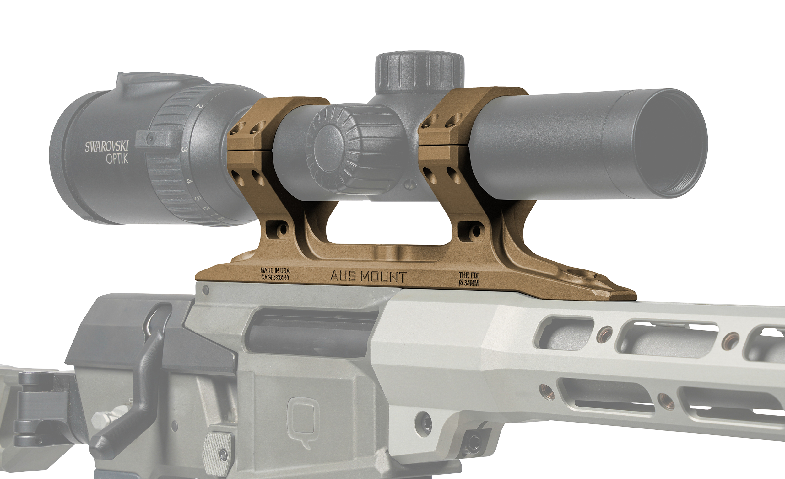 Q 100-323 AUS MOUNT 34MM DIA DIRECT THE FIX FDE