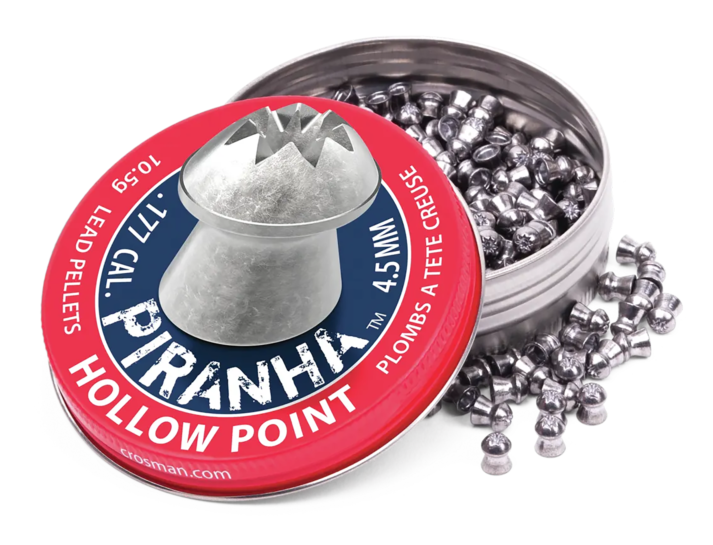CROS LPPH76P PIRANHA PELLETS .177 10.5GR 400