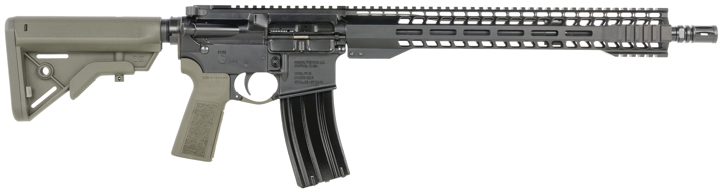 RF FR16-5.56SOC-15SHR-ODG 5.56 RFL MLOK 16"