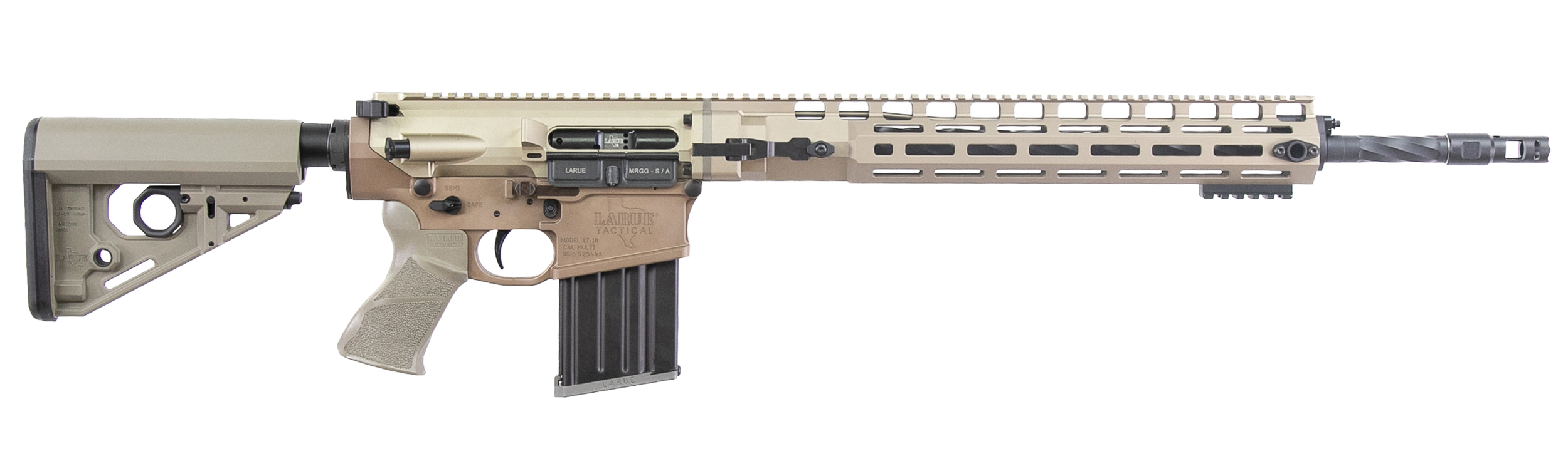 LARUE LT-MRGGS-65CM-20-FDE-LC LT10 65CRD 20" FDE