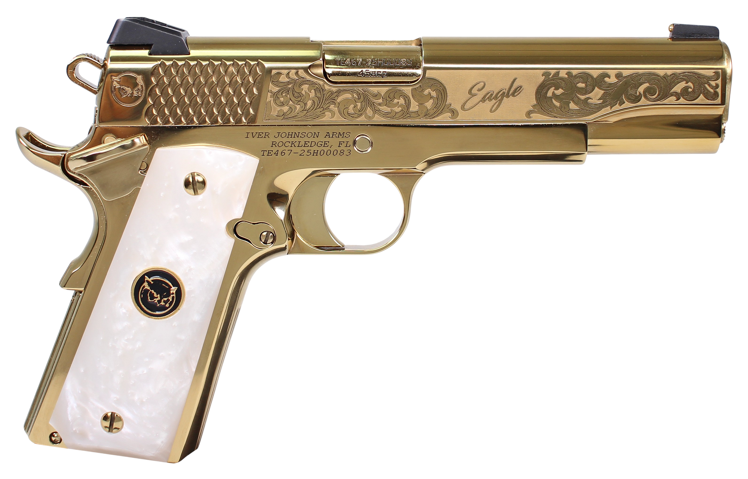 IVER NOBLE EAGLE WP G2 45 5IN PEARL GRIP
