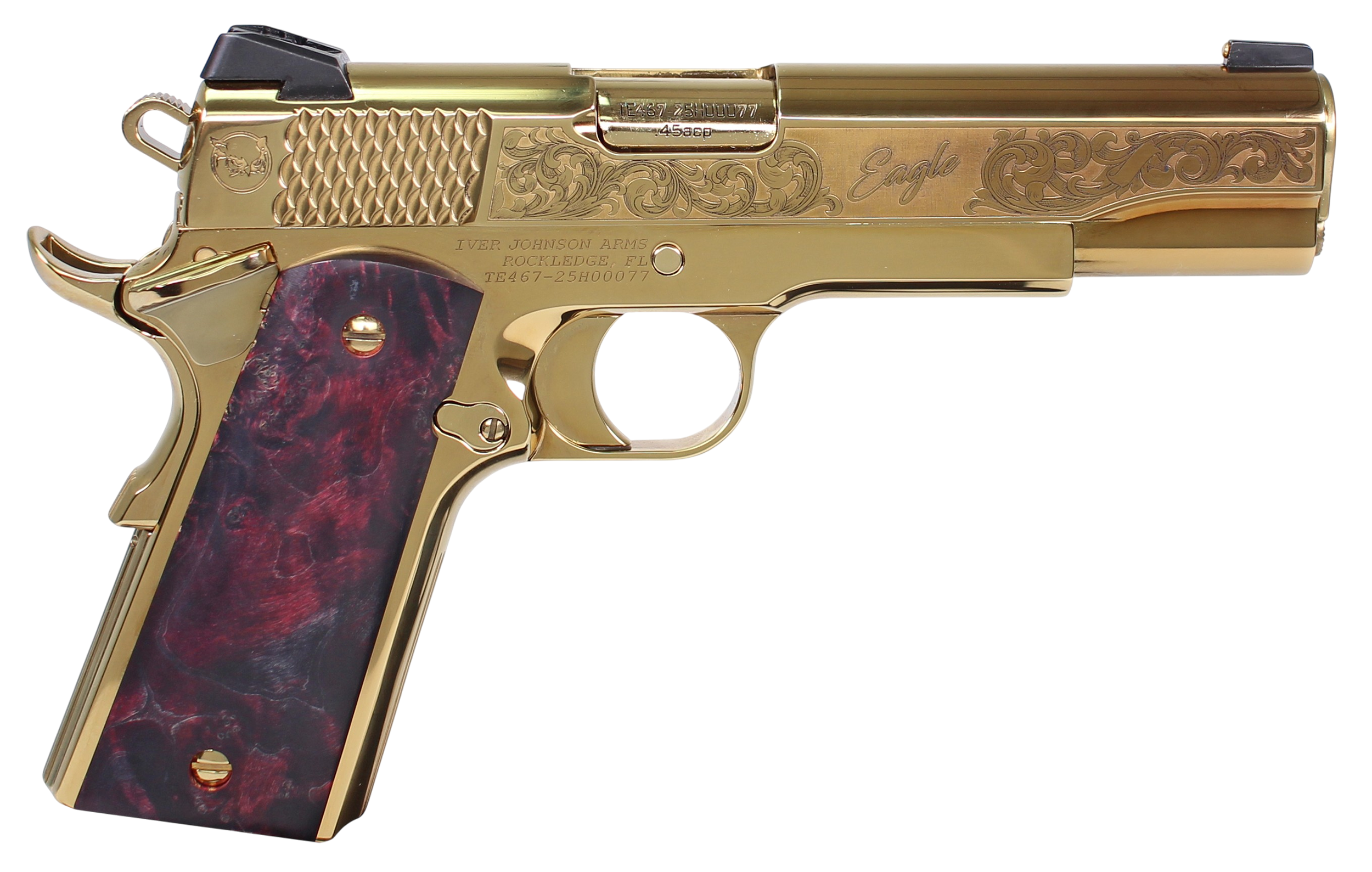 IVER NOBLE EAGLE EX G2 45 5IN EXOTIC GRIP