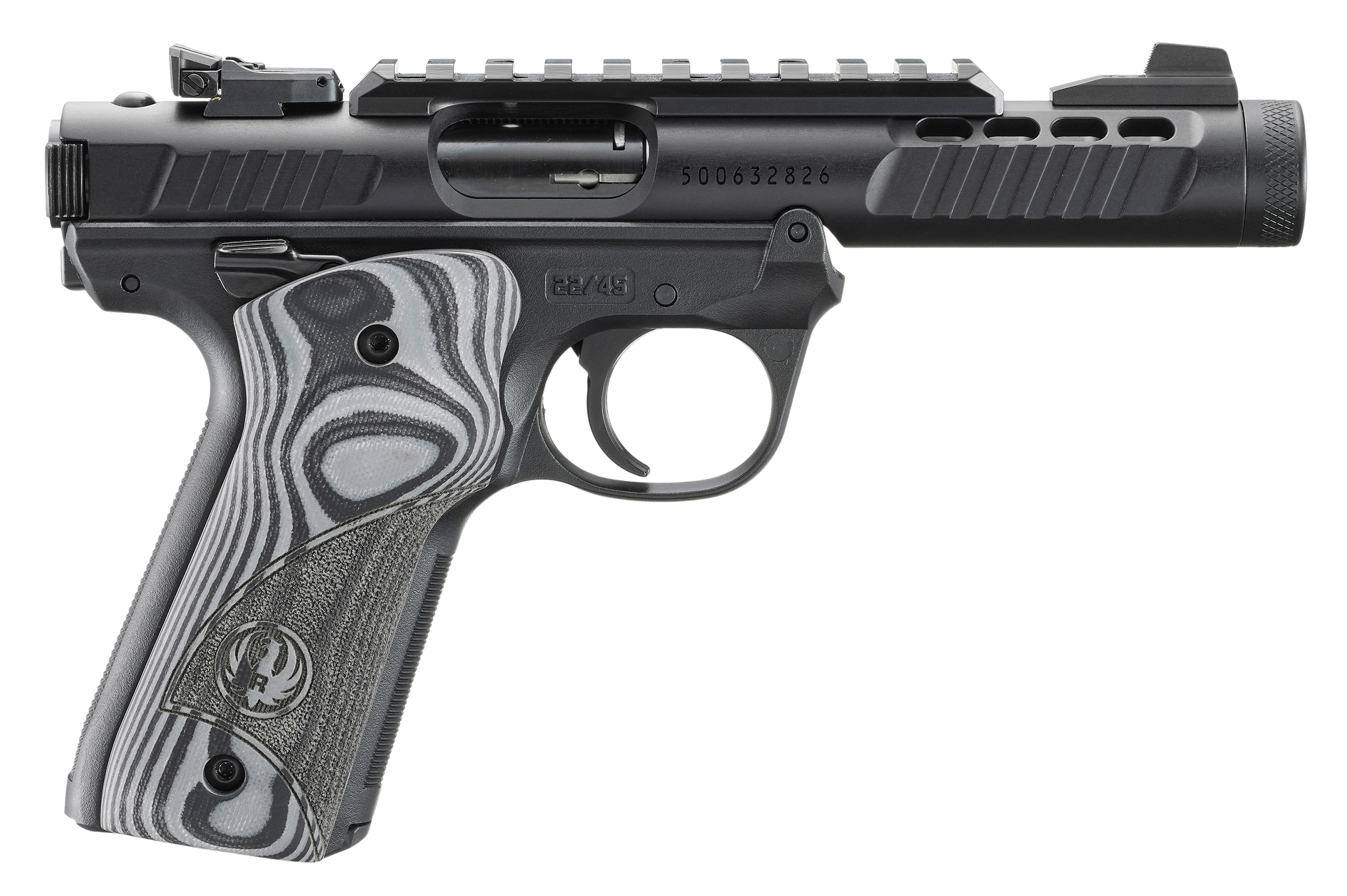 RUG 43959 MKIV 22/45 LITE 22LR 4.4 10R BLK