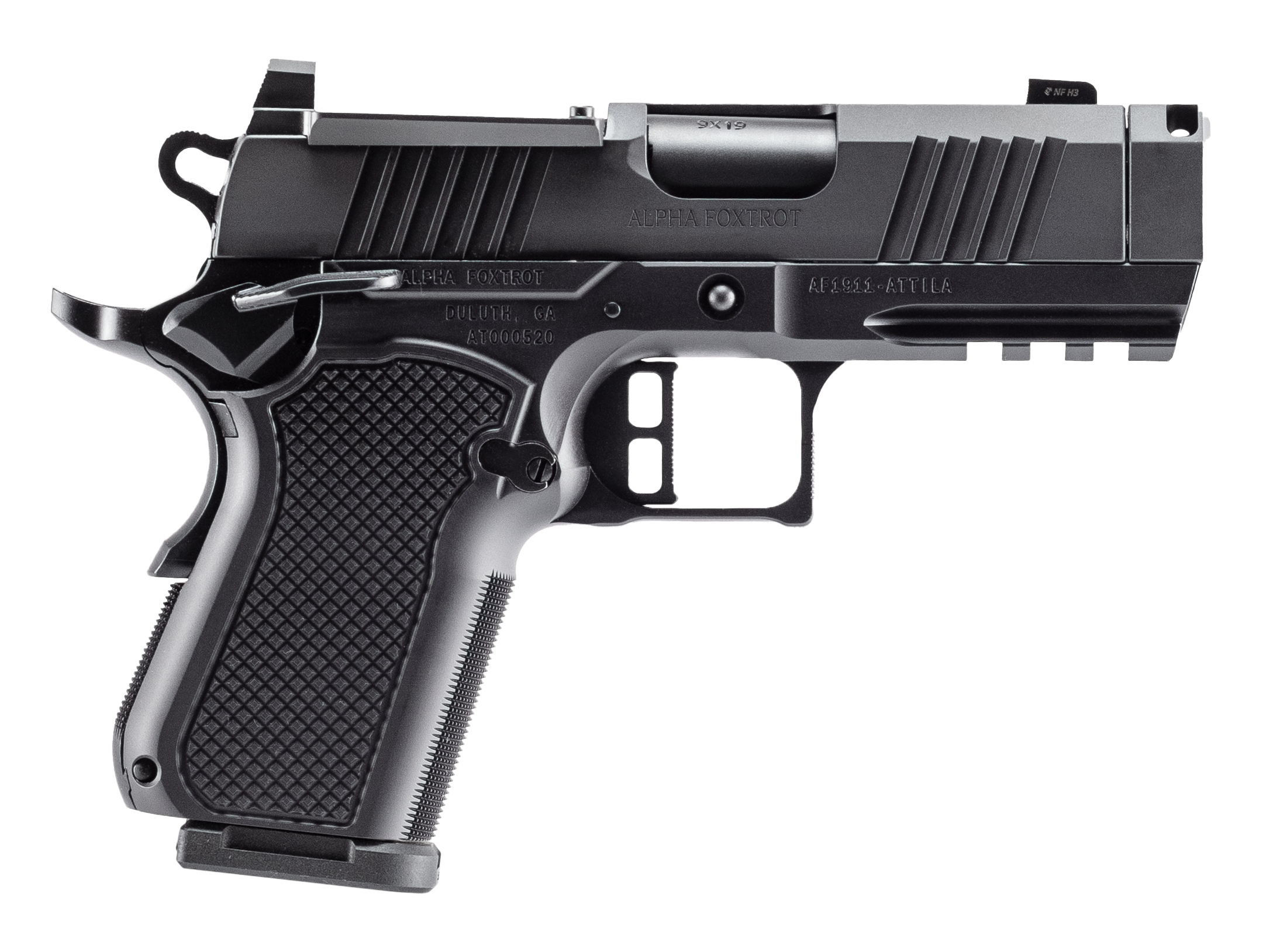 AF AA46X1QII-XDBK15-NVC AF1911 ATTILA 9MM 3.5 15R
