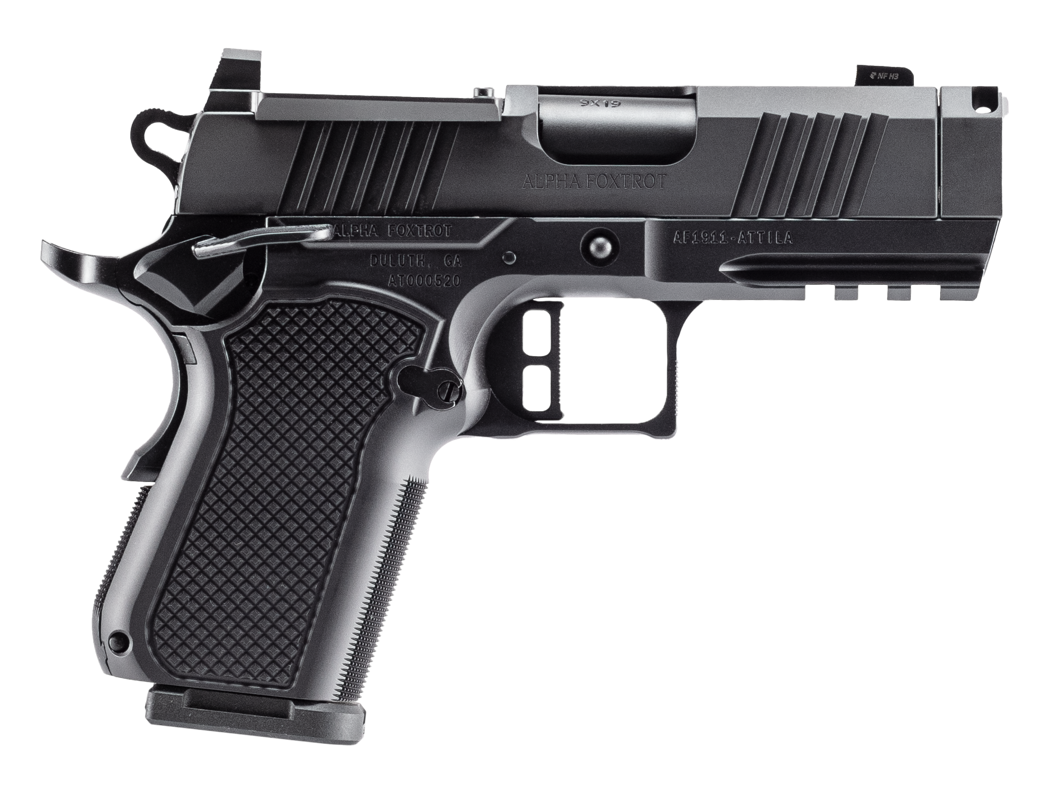 AF AA46X1QII-XDBK10-NVC AF1911 ATTILA 9MM 3.5 10R