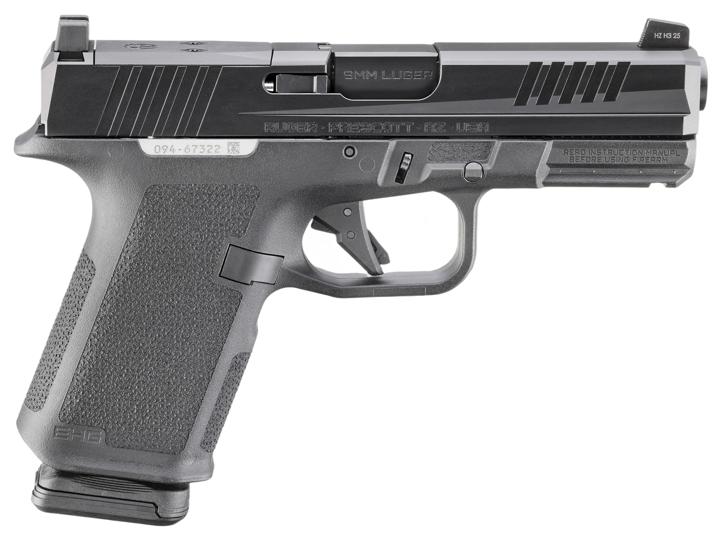 RUG 19415 RXM 9MM 4 MAGPUL BLK 15R