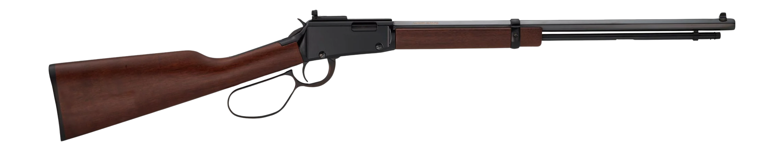 Henry H001TR22M Frontier Carbine 22 WMR 10+1 16.50" Blued Octagon Barrel, Black Aluminum Grooved Receiver, American Walnut Straight Grip Stock