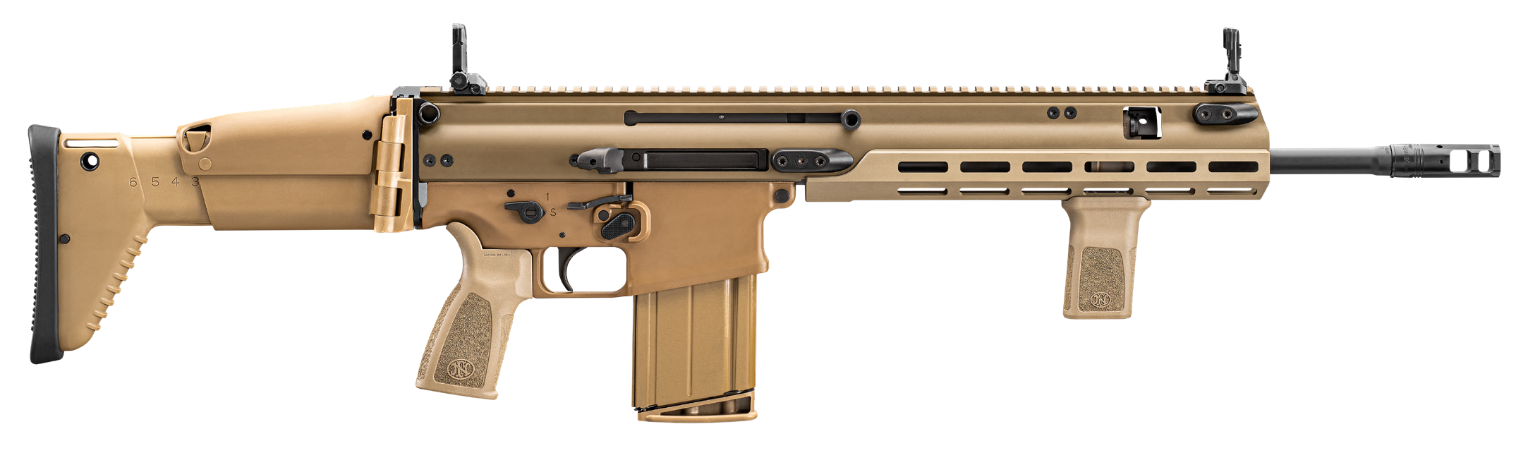 FN 38-102017-200 SCAR17S 7.62 16.25 16/20R FDE