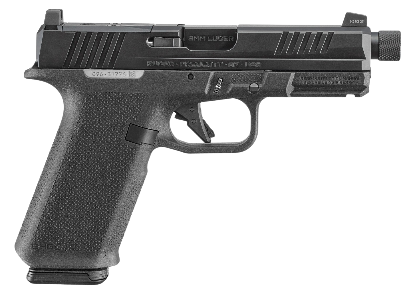 RUG 19445 RXM 9MM 4.5 TB BLK 17R