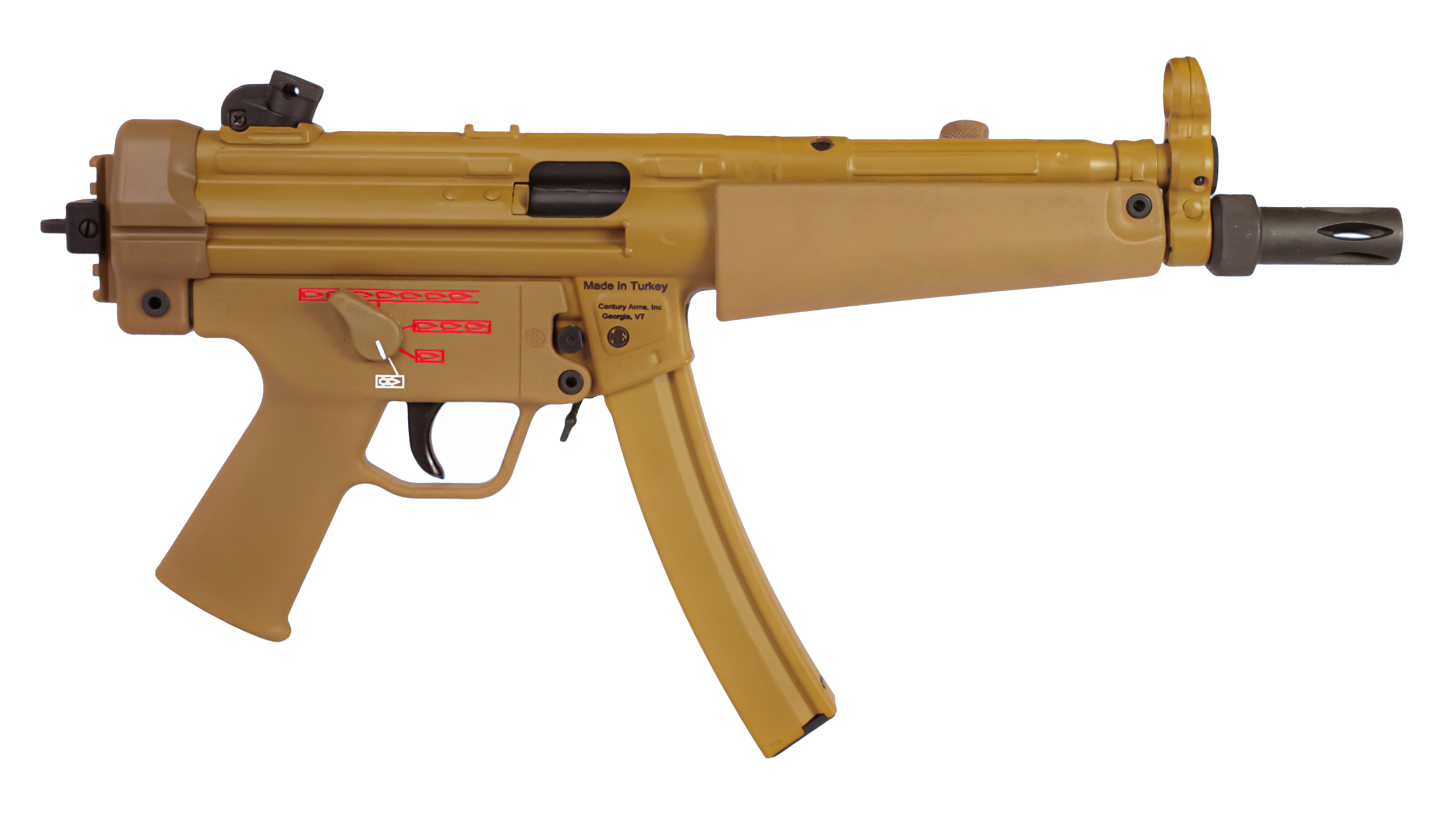 CIA HG6034GB-N AP5 RAL8000 9MM 8.9" 30R FDE
