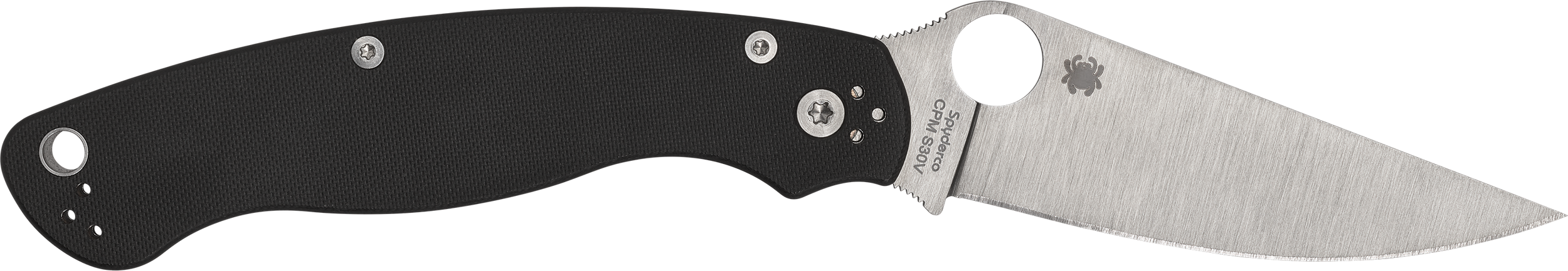 SPY C36GPLE2 MILTRY 2 BLACK G-10 LEFT HANDED
