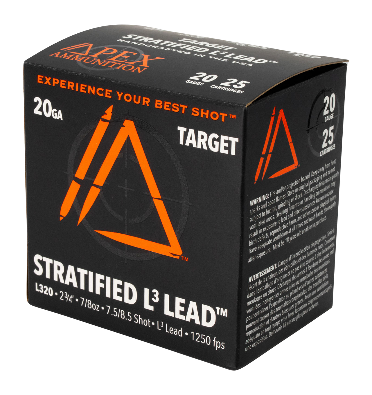 APEX AMMO ET20-7585 20G 2.75 7/8 7.5/8.5 25/10