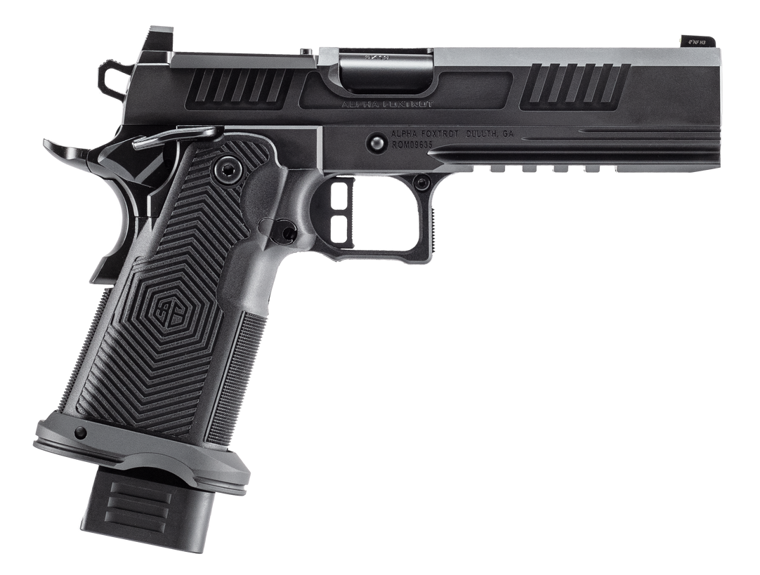 Alpha Foxtrot AA47X1EID-XDBK19 AF1911 Romulus 9mm Luger 20+1 17+1 5in Black