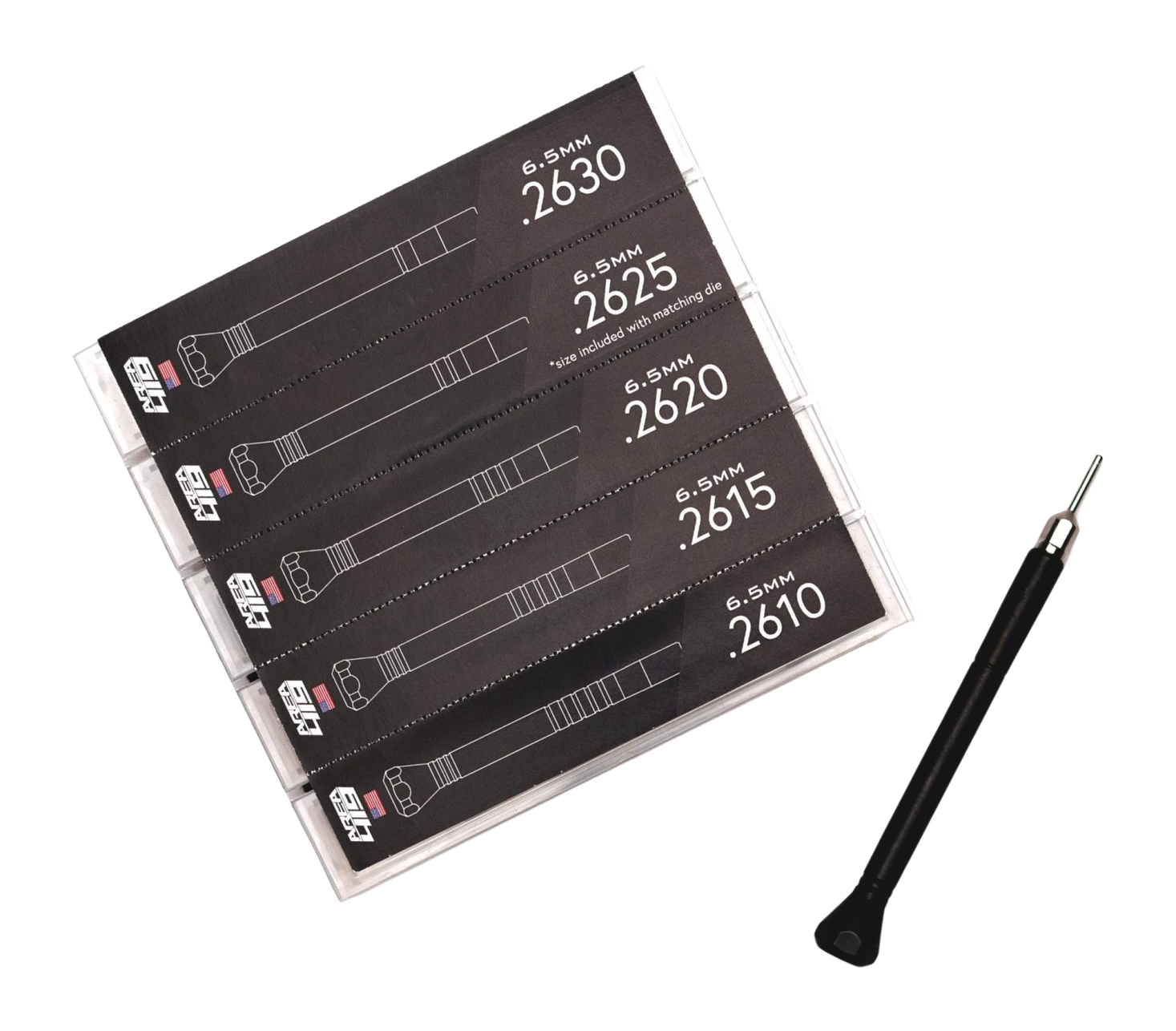 AREA 419 419-MANDRELS-65MM MANDREL SIZING KIT 6.5