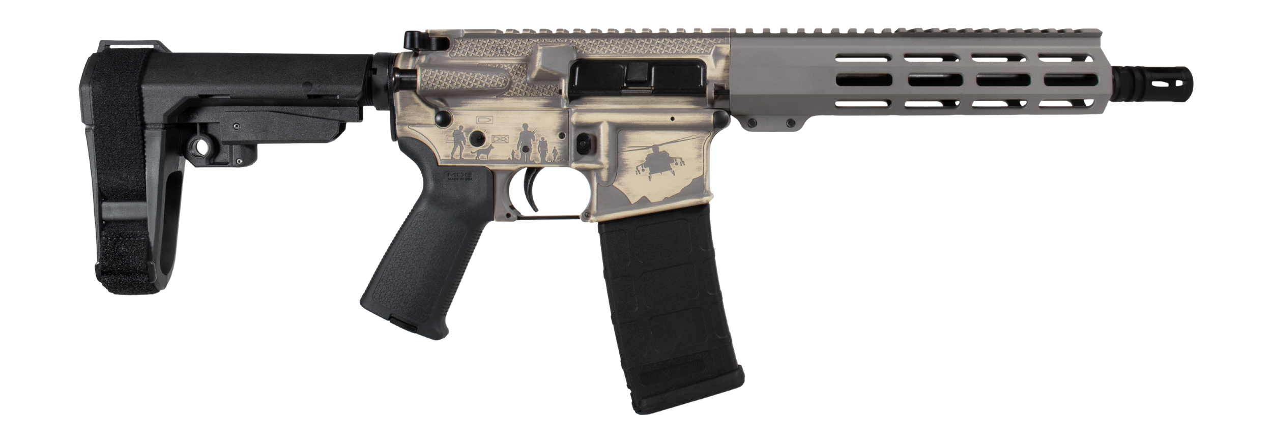 SHARK COAST SCC07428MILFDE-P MILITARY 2-TONE FDE
