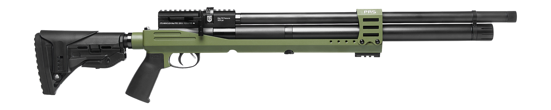 JTS JAGPRSM22G AIRACUDA PRS MAX .22CAL GRN