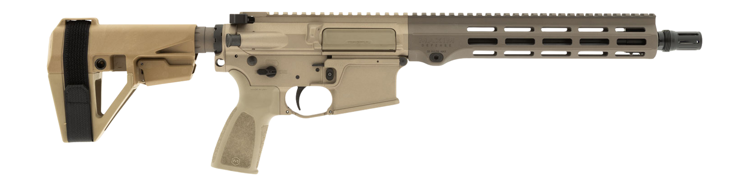 Maxim Defense MD15 11.50" Arid Brown Polymer SB Tactical SBA5 Brace
