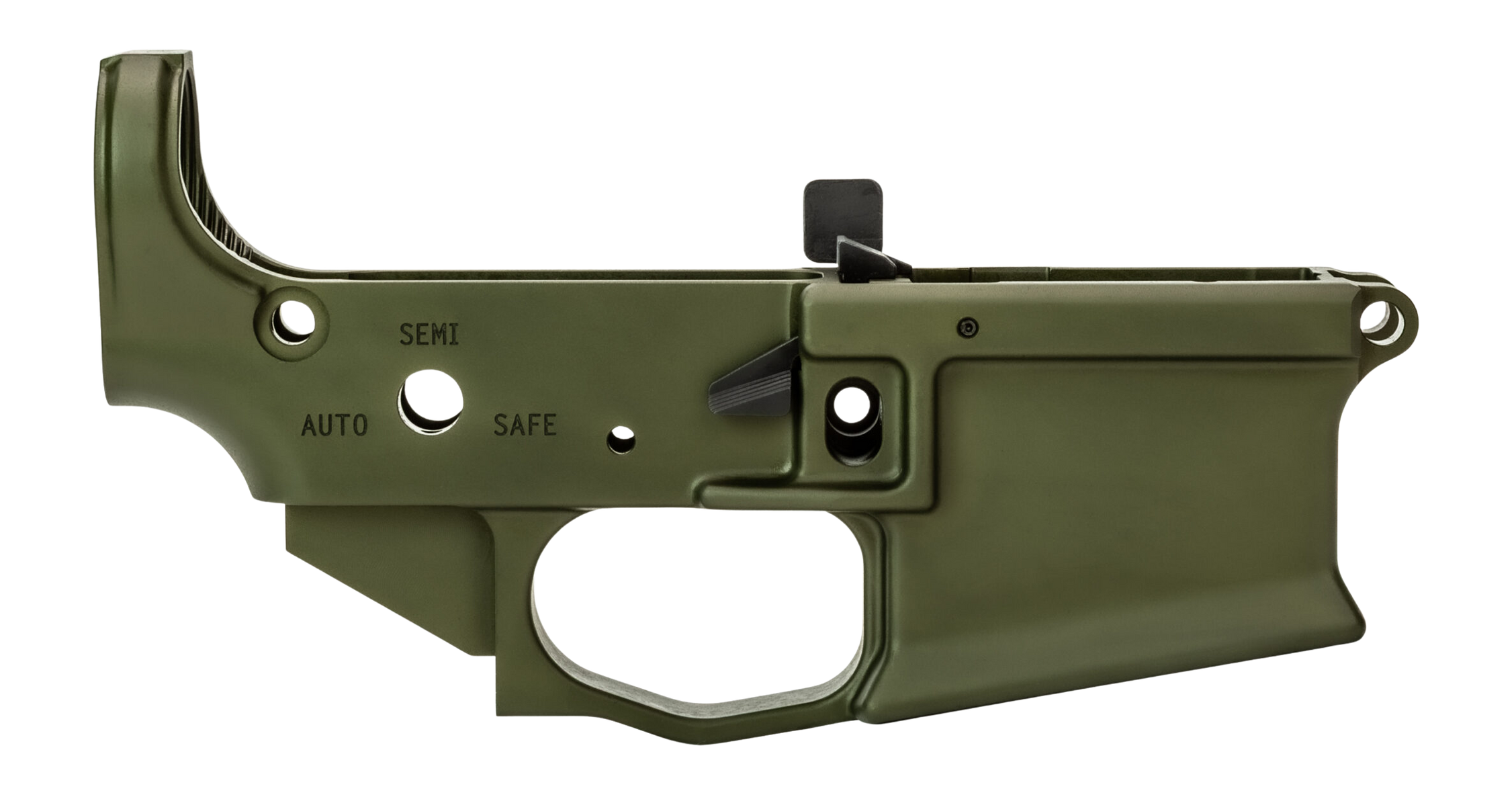 Griffin Armament MK2ALWHG MK2 Stripped Lower Receiver Aluminum Warhawk Green Anodized