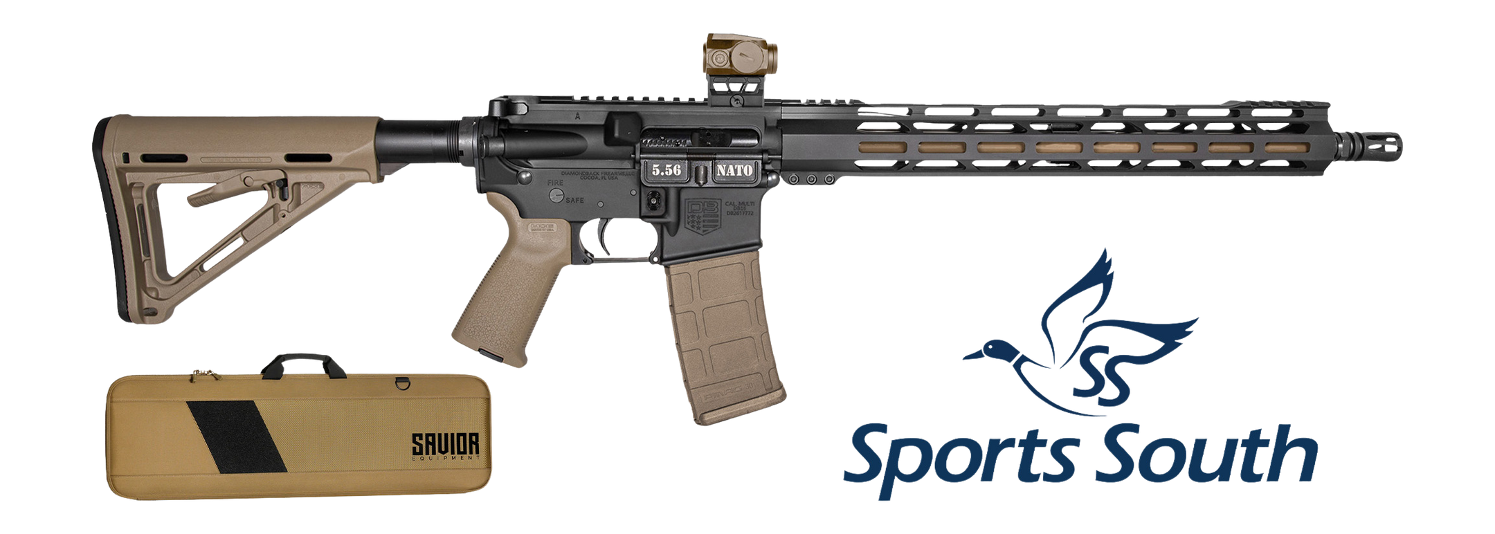 DIA DB175AK223 5.56 DB15 16 30R BLK/FDE/SAV CS