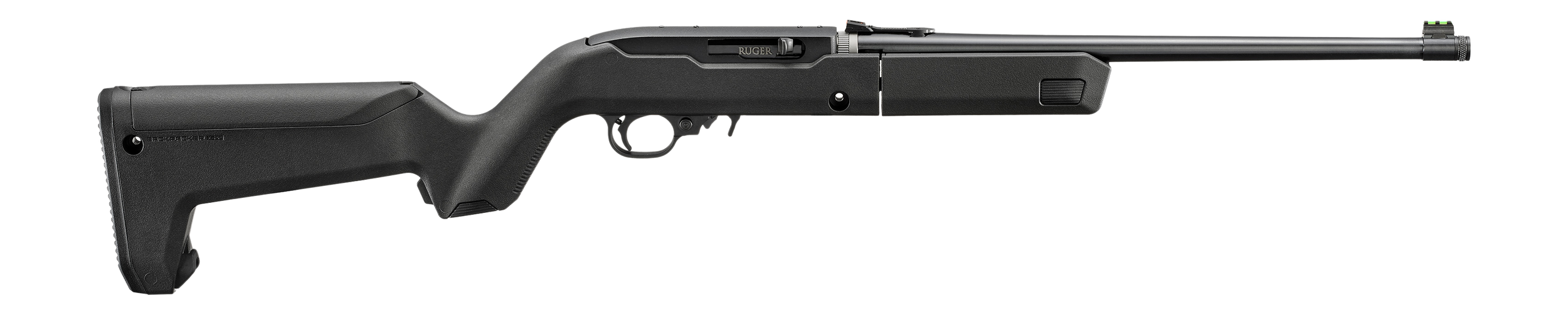 Ruger 32017 10/22 Takedown 22 LR 10+1 16.40" Satin Black Threaded Barrel, Black Alloy Steel Drilled & Tapped Receiver, Black Magpul X-22 Backpacker Synthetic Stock