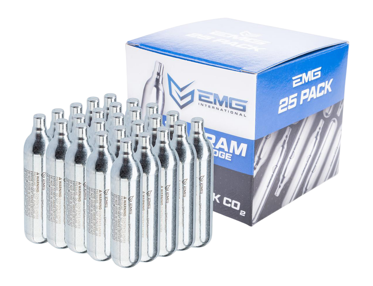 SOFTAIR 13975 EMG 12 GRAM CO2 CARTRIDGE 25 COUNT