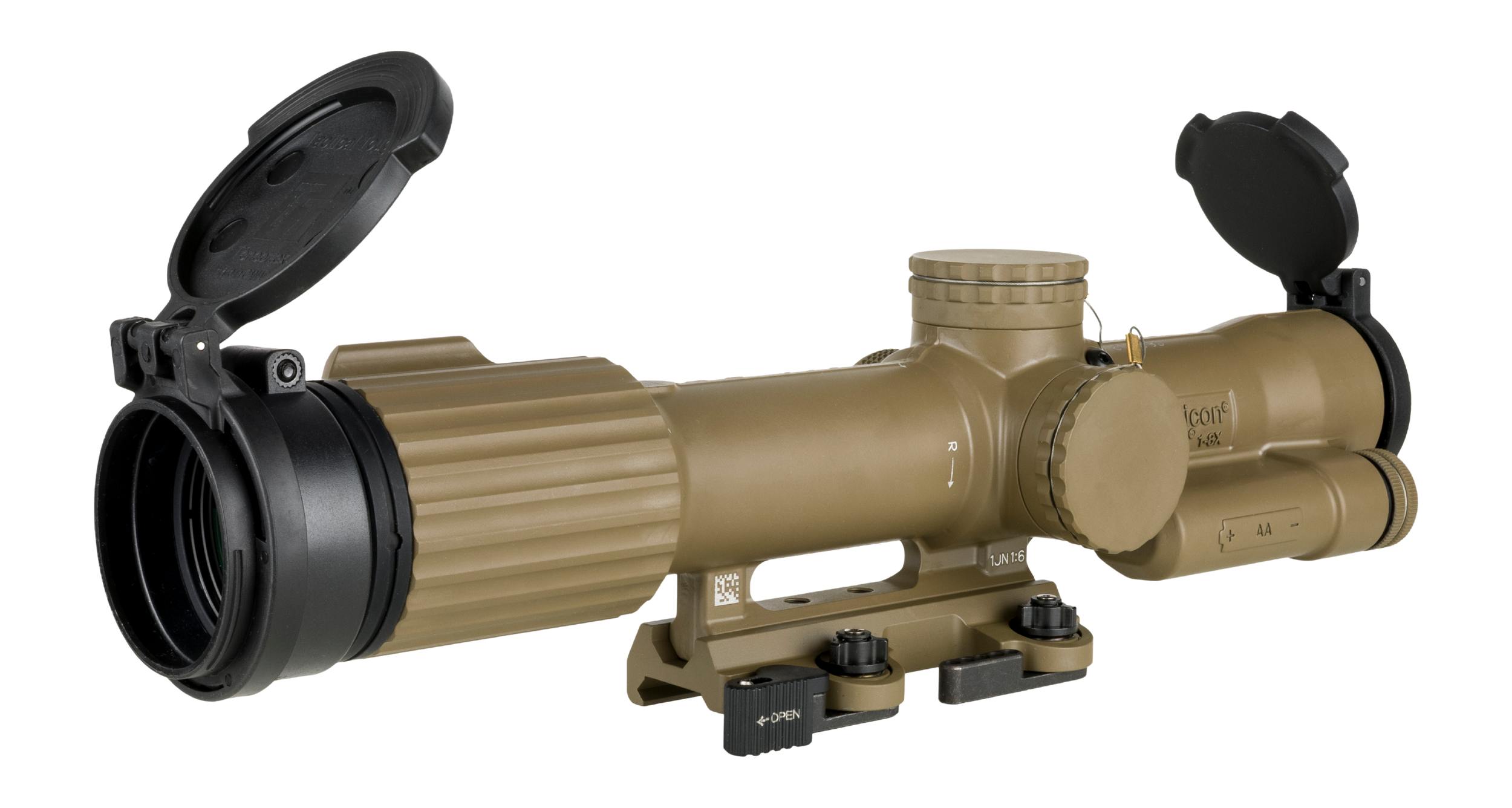 TRJ 2400025 VCOG 1-8X28 RED MRAD CIRCLE FDE