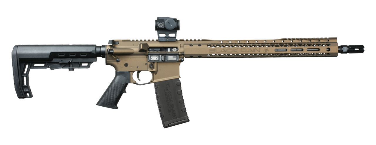 Black Rain Ordnance BRO26040602OPT 5.56 Nato 16in Viridian Venta Red Dot