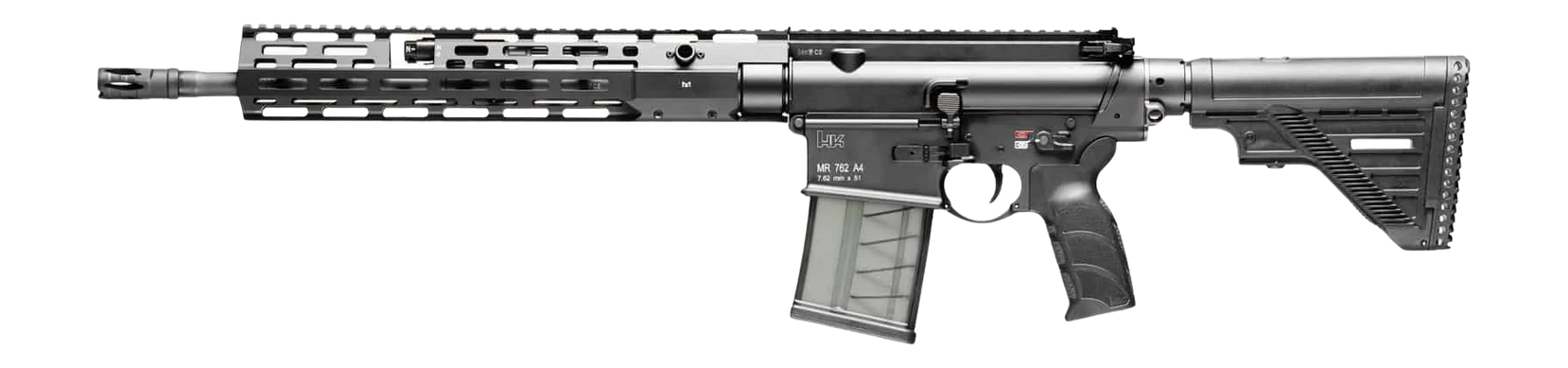 Heckler Koch USA HK 81001056 MR762 7.62x51mm 10+1 16.50in Black Barrel, Rec