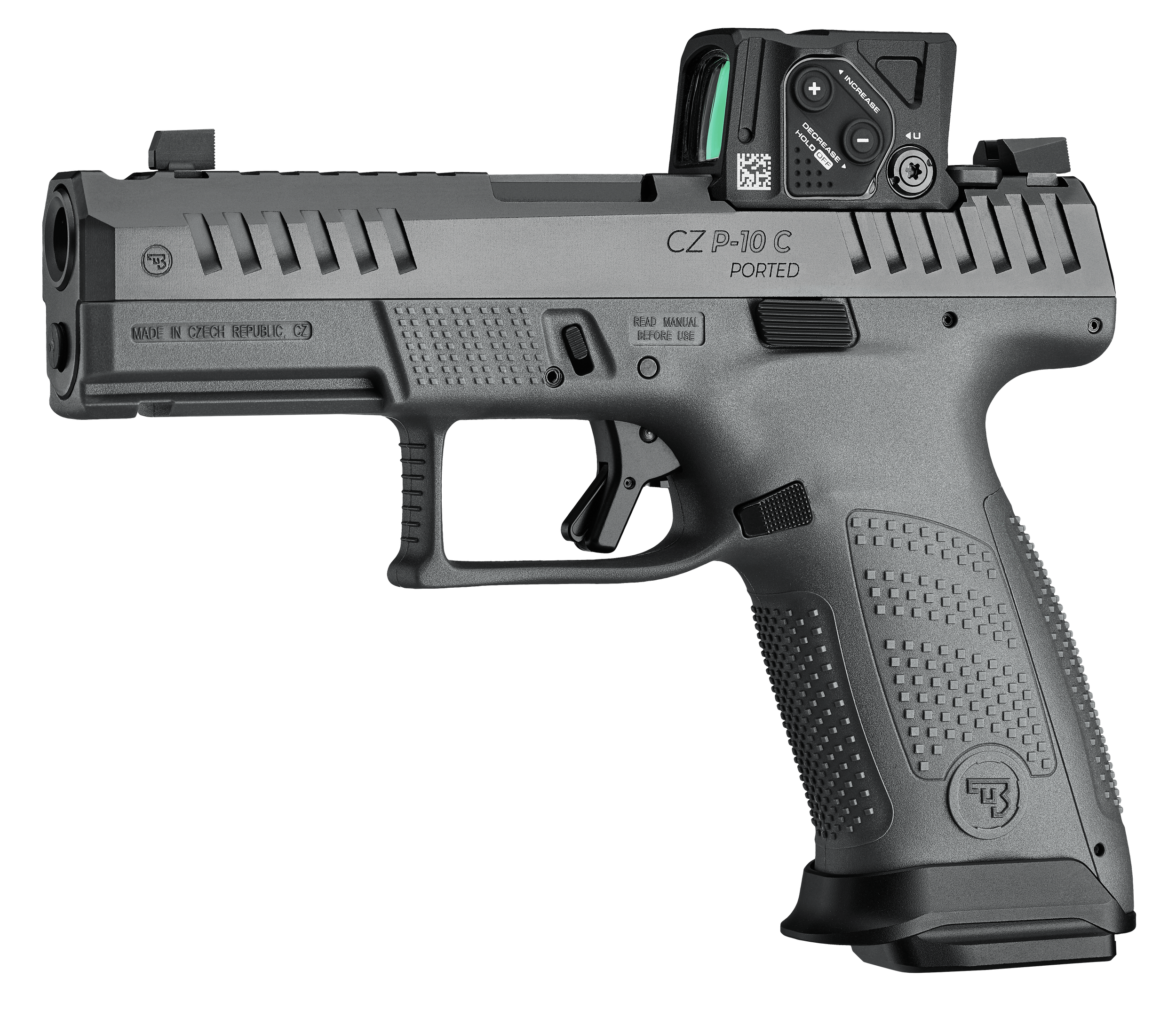 CZ 91582 P10 C OR PORTED COA 9MM 4 15R BLK