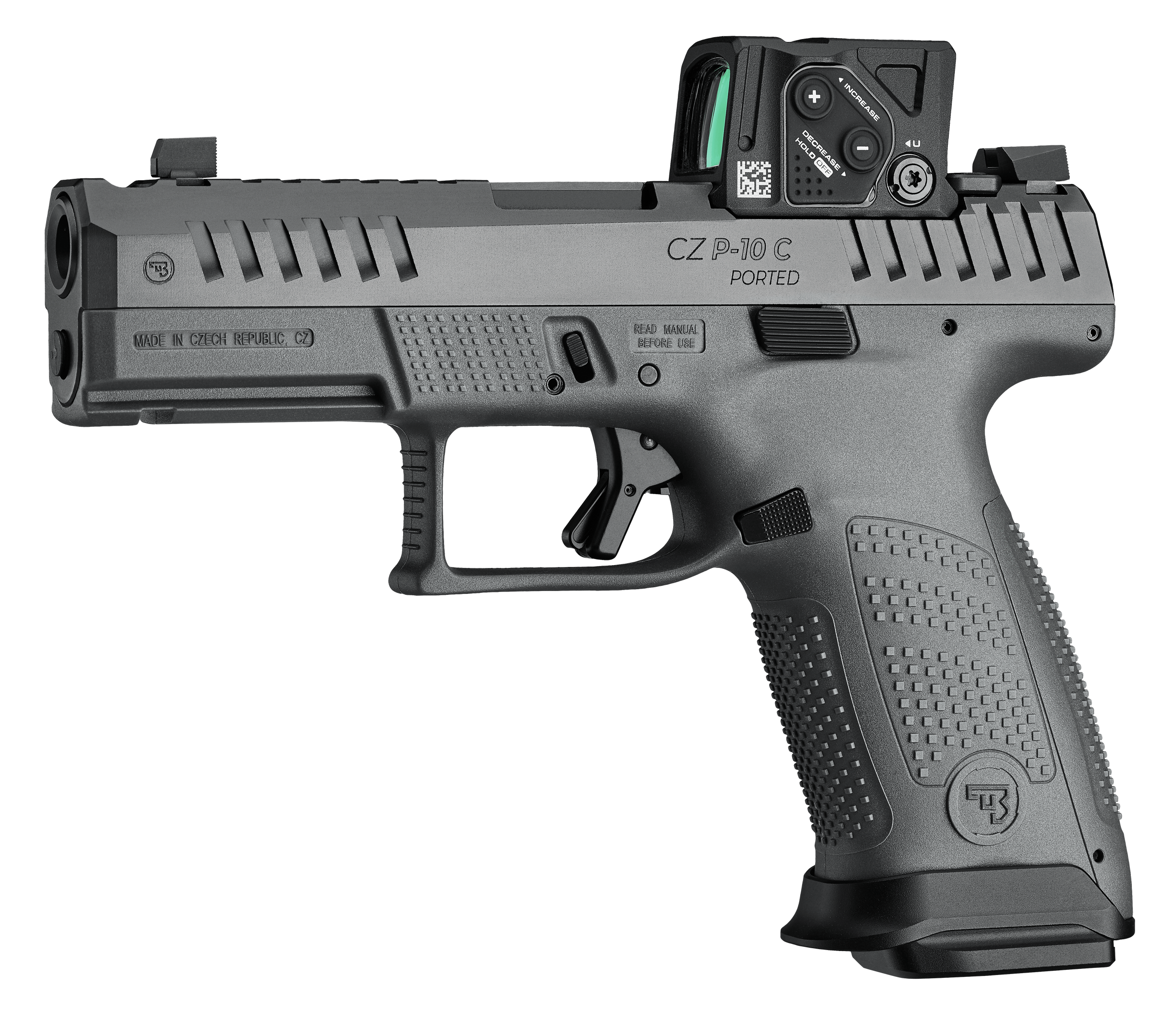 CZ 01582 P10 C OR PORTED COA 9MM 4 10R BLK