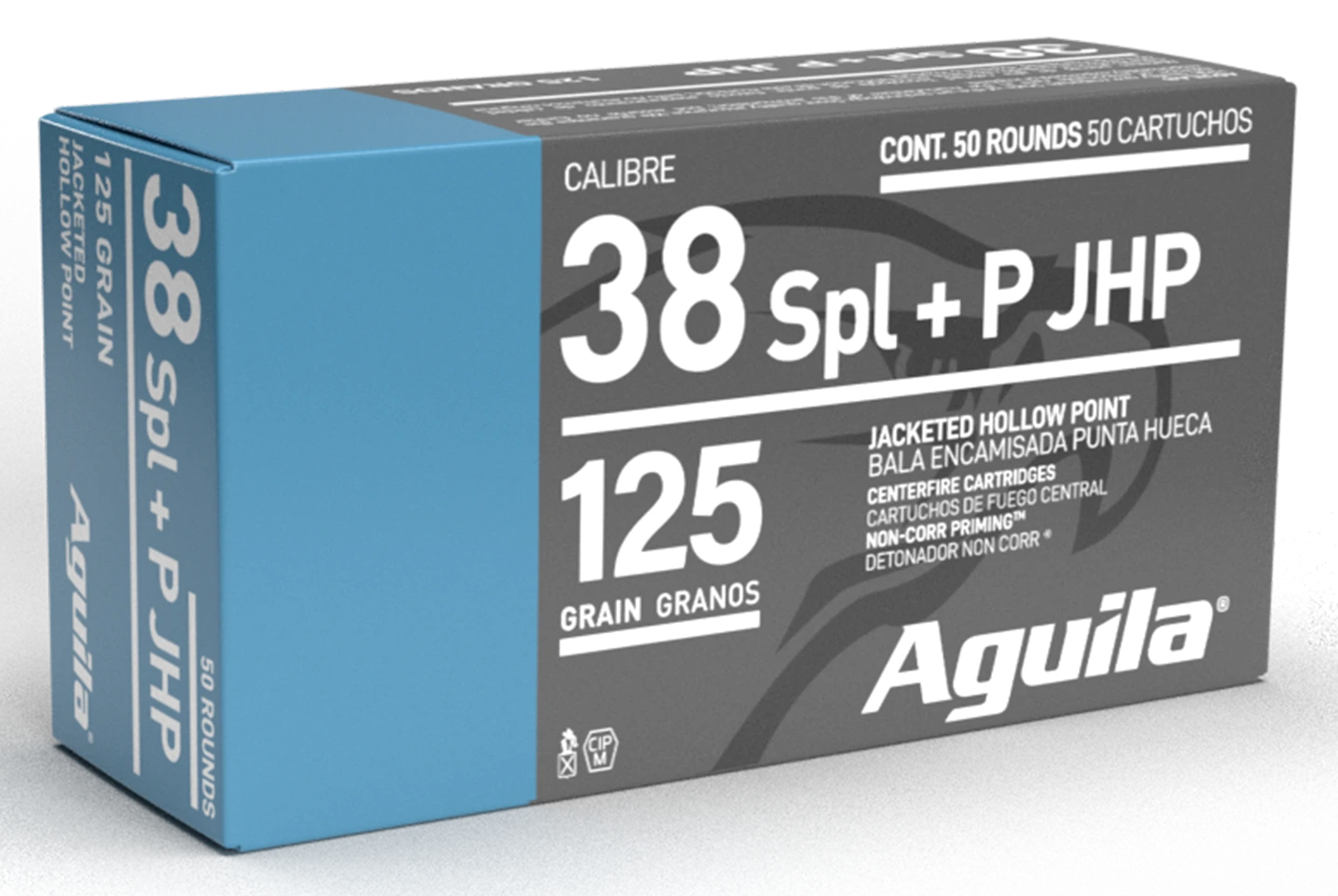 AGUILA 1E382527 38SP 125JHP 50/10