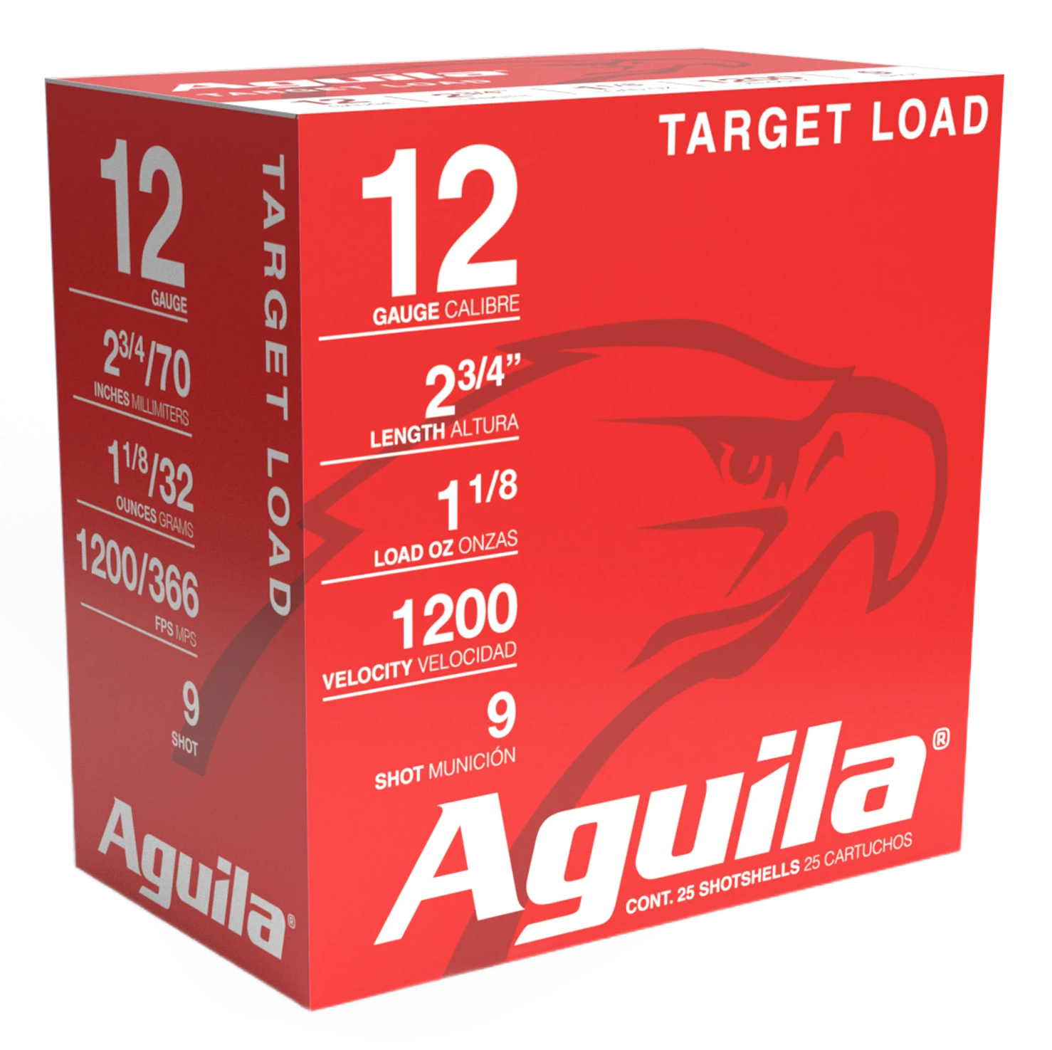 AGUILA 1CHB1359 TARGET 12G 2.75 #9 11/8 25/10