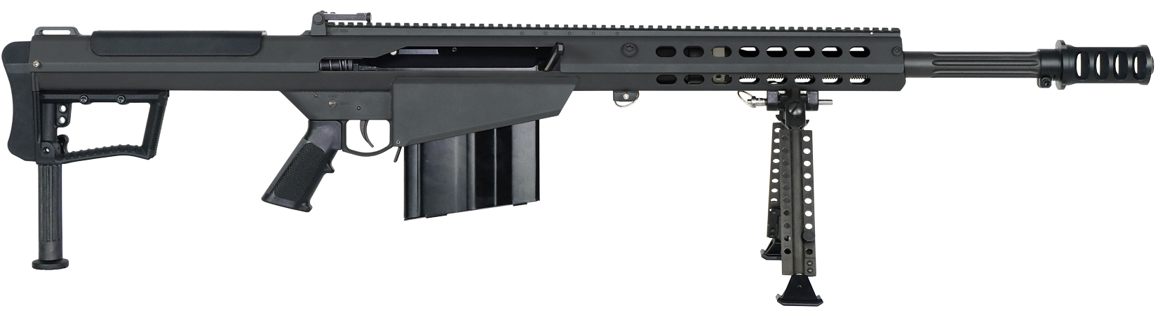 BARR 20183 M107A1 FLUTED 50BMG 20 10R BLK