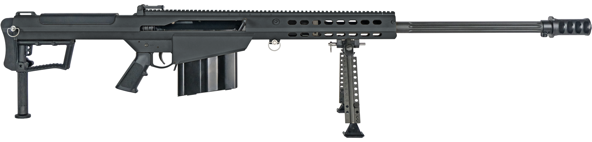 BARR 20184 M107A1 FLUTED 50BMG 29 10R BLK