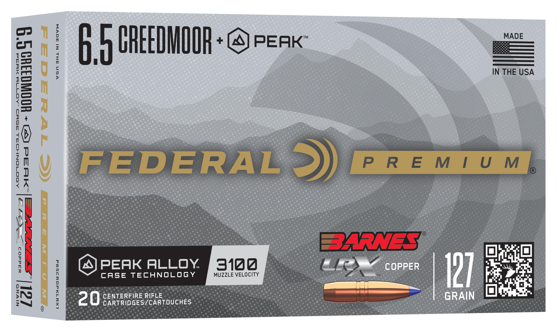 FED P65CRDPKLRX1 65CRD+PEAK 127GR BLRX 20/10