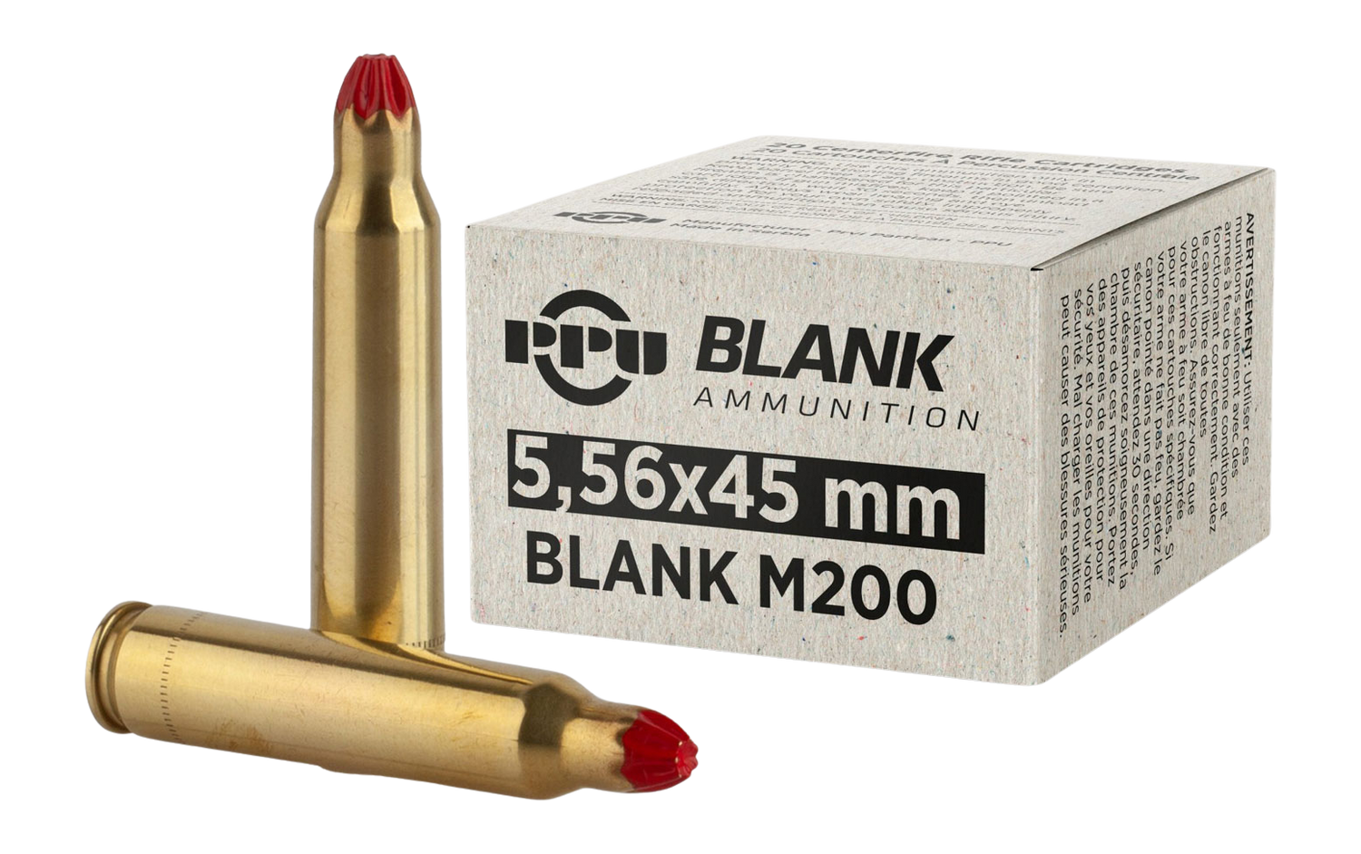 PPU PPB51 5.56 M200 BLANK 20/50