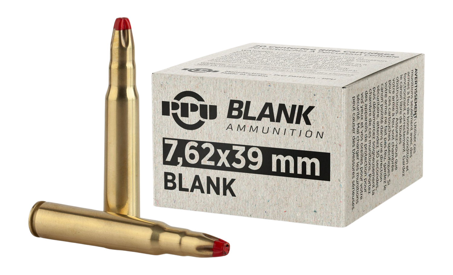 PPU PPB71 7.62X39 BLANK 20/50