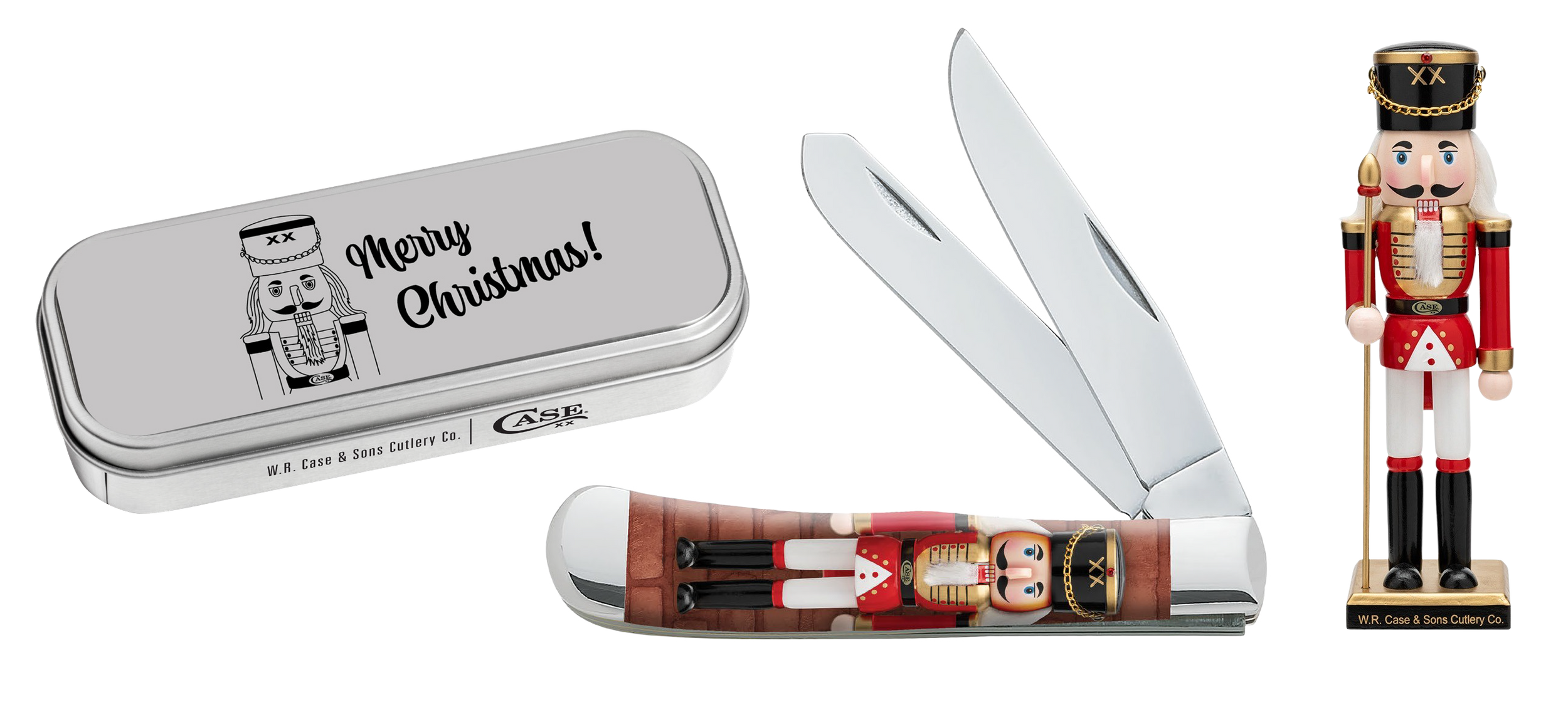 CASE 13368 JOHN RUSSELL TRAPPER/NUTCRACKER SET