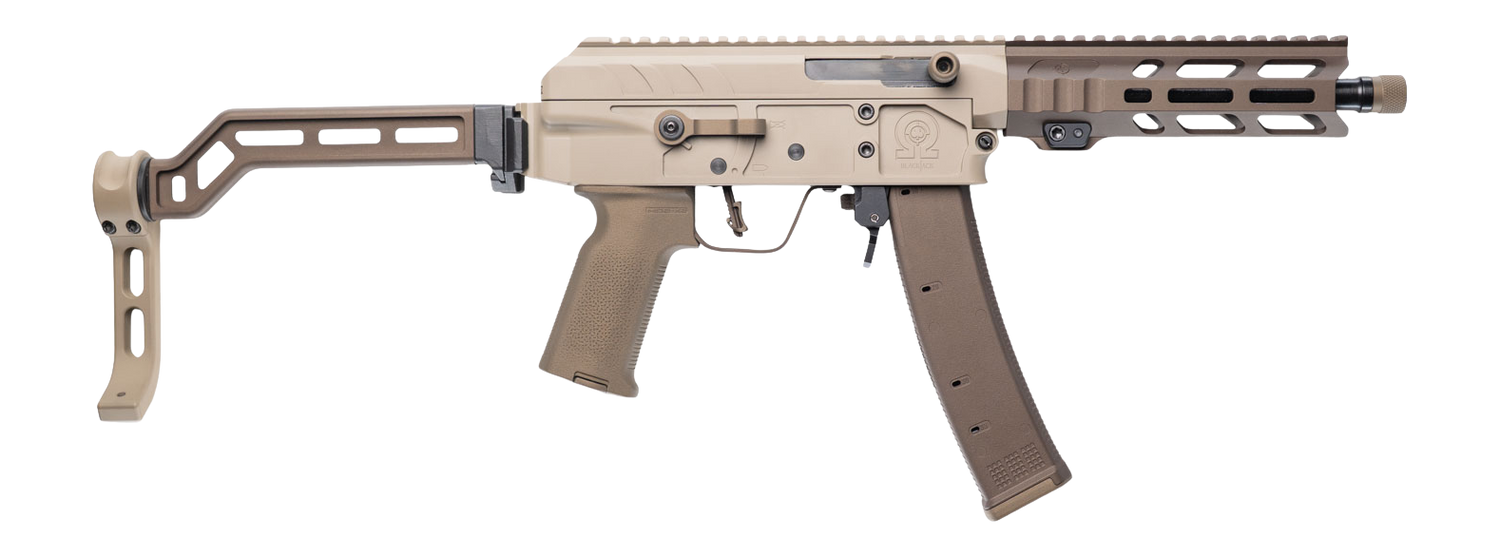 CNC CNCDOUBLEDOWN OMEGA9 9MM 9" 2TN FDE