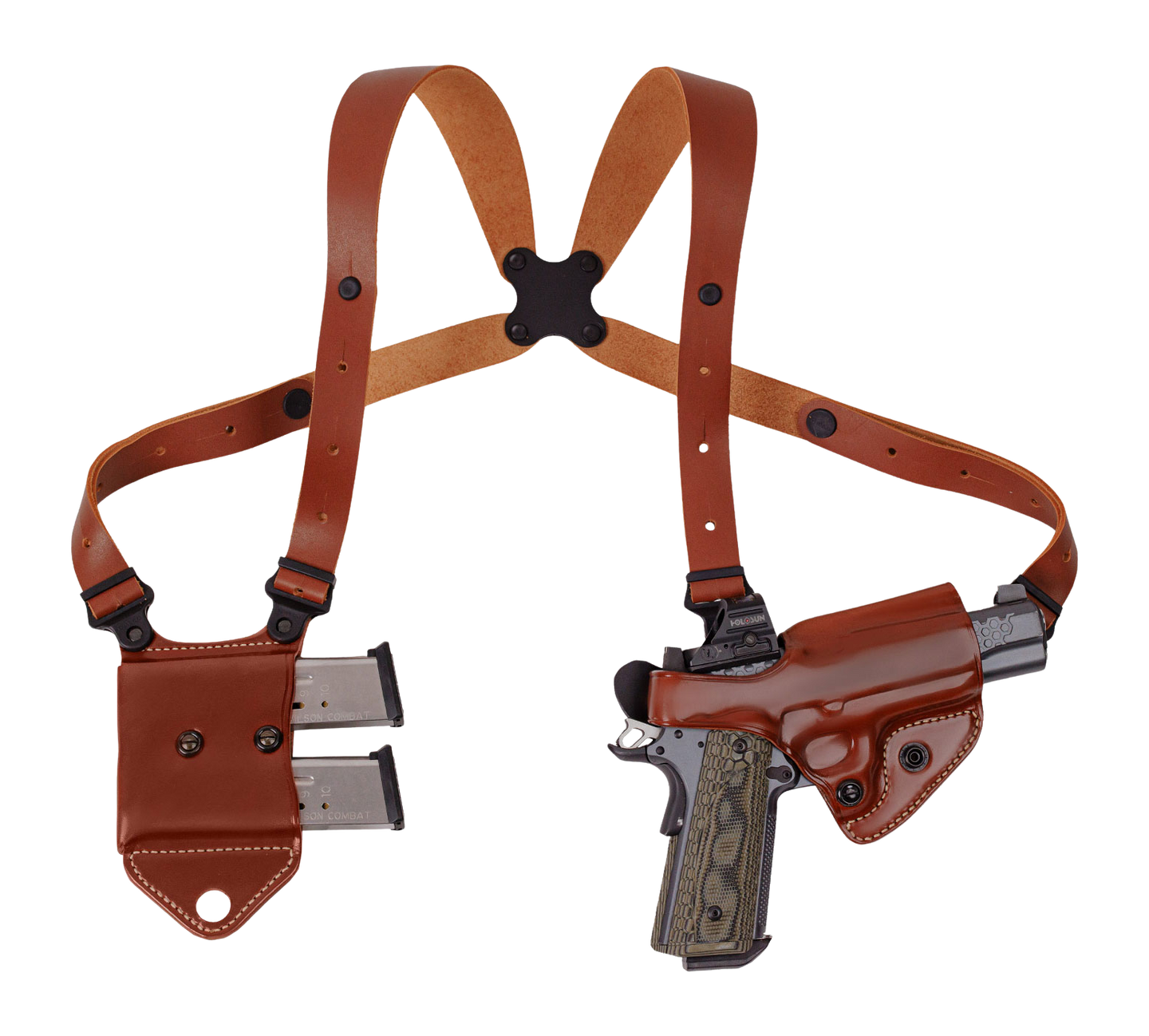 GALCO OS212R 1911 3.5IN W/WO RED DOT TAN